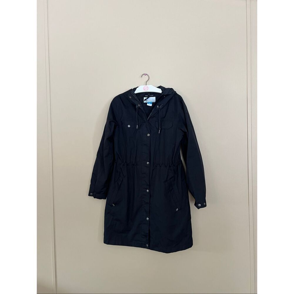 Columbia Omni-Tech Waterproof Breathable Black Jacket Woman’s Size Small